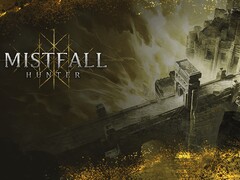 Gyldenmist'in karanlık fantezi dünyasını öne çıkaran Mistfall Hunter ana görseli.