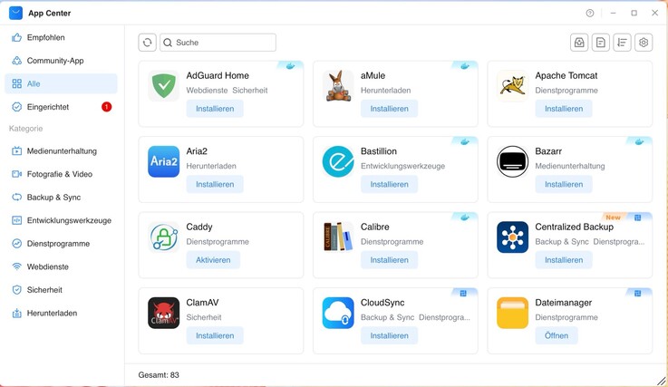 TOS7 App Store'da şu anda indirilebilecek 83 uygulama bulunmaktadır.