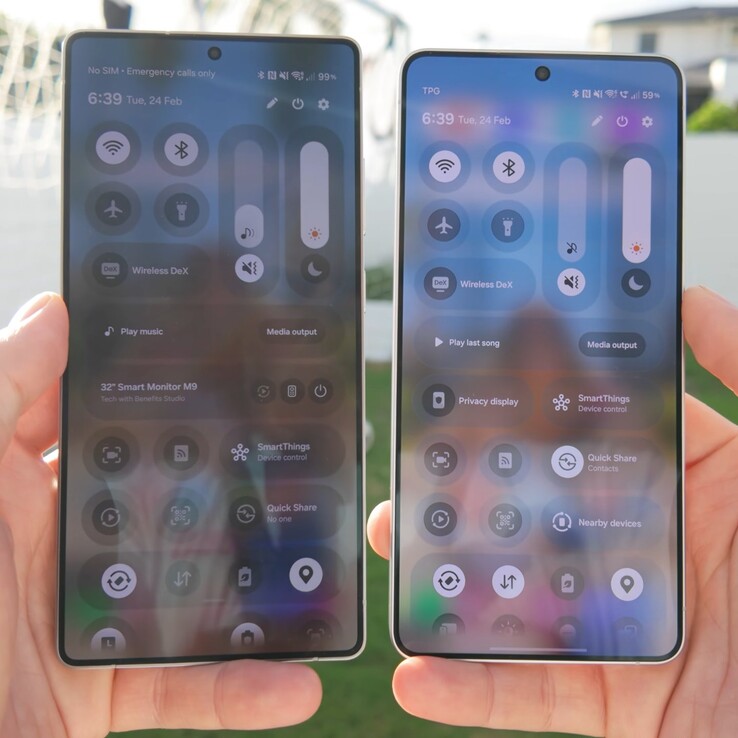 Galaxy S25 Ultra vs Galaxy S26 Ultra parlaklık.
