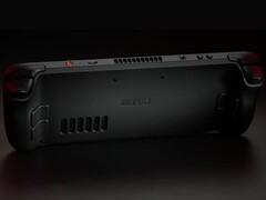 Steam Deck OLED’in arkadan çekilmiş bir fotoğrafı
