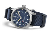 Mavi kadranlı Hamilton Khaki Field Power Reserve 40 mm