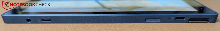 Sol: Kulaklık girişi, USB-C (Thunderbolt 4), nano SIM, USB-C (10 Gbit/s)