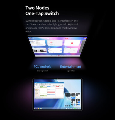 Tabletin normal ve masaüstü modu