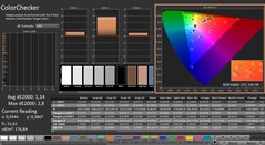 CalMAN: ColorChecker (kalibre edilmiş)