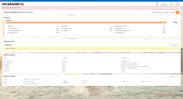PCMark 10 Standart