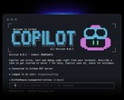 GitHub Copilot'un terminal penceresinde çalışan CLI arayüzü.