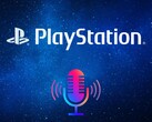 PlayStation logolu ve podcast sembollü afiş