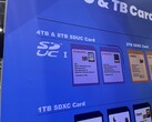 SD Derneği standında açık işaretler: SanDisk SDUC kartları yakında geliyor.