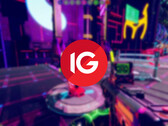 İki yeni ücretsiz oyunun süresi yakında dolacak. Resimde: Neon Phonk Robots'un Indiegala logolu düzenlenmiş ekran görüntüsü.