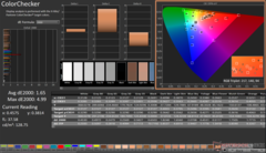 Kalibrasyondan sonra ColorChecker