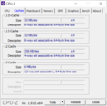 CPU-Z Cache