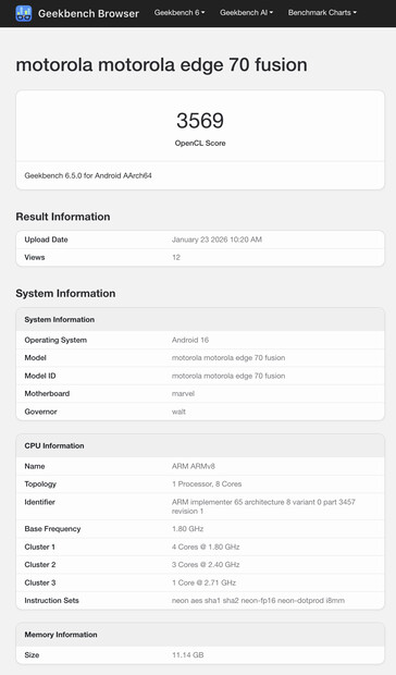 (Resim kaynağı: Geekbench)