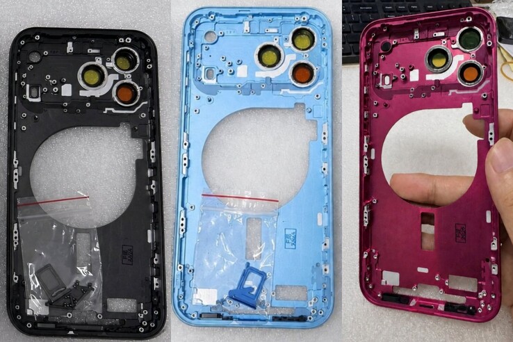 İddia edilen iPhone 18 Pro arka panelleri. Fotoğrafların/parçaların gerçek olup olmadığını teyit edemiyoruz.