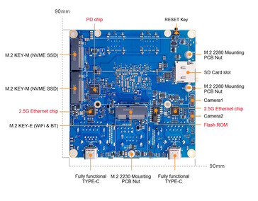 M.2 2230 yuvası, öncelikle bir Wi-Fi/Bluetooth modülü için tasarlanmıştır