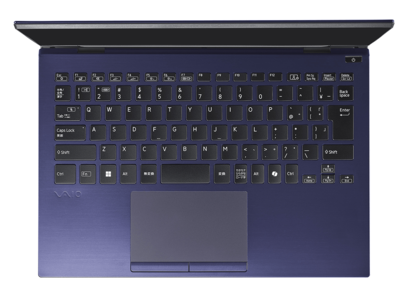 Vaio T Kachi-iro Özel Sürüm klavye ve dokunmatik yüzey görünümü