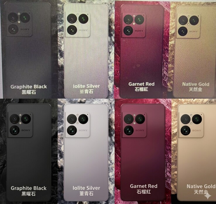 Sızdırılan Sony Xperia 1 VIII pazarlama görselleri.
