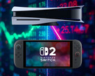 PS5 ve Switch 2, Sony ve Nintendo hisse senetlerinin önünde görülüyor (Görsel kaynağı: Sony PlayStation, Nintendo of America, düzenlemelerle)