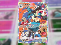 Mega Lucario ex, Pokémon TCG Pocket için Pulsing Aura genişleme paketinin başında yer alıyor ve artık iOS ve Android adreslerinde mevcut.