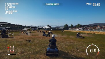Resimde: Wreckfest oyunundan bir ekran görüntüsü.