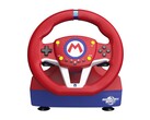 Nintendo Switch 2 için Hori Mario Kart Racing Wheel Pro Mini, Mario'nun renk temasına sahiptir.