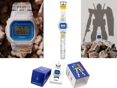 Casio'nun Gundam temalı DW-5600 modeli, şeffaf tasarımını RX-78-2'den ilham alan renkler ve özel üretim ambalajla birleştiriyor.