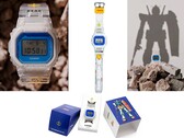 Casio'nun Gundam temalı DW-5600 modeli, şeffaf tasarımını RX-78-2'den ilham alan renkler ve özel üretim ambalajla birleştiriyor.
