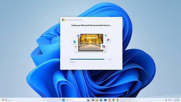 Yeni Microsoft Ayarlar uygulamasını yükleme.