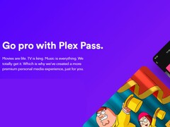 Plex Pass'i yerinde pazarlamak için kullanılan promosyonel sanat eserleri