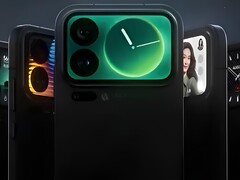 Xiaomi 17 Pro ve Pro Max'ın arka ekran tasarımları.