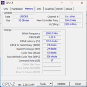CPU-Z Bellek