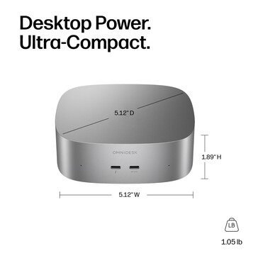 OmniDesk Mini Intel Panther Lake'in Tasarımı