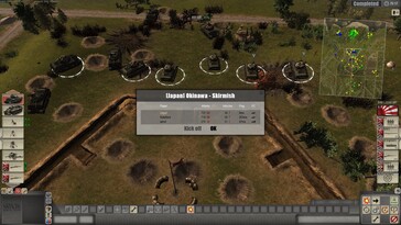 Resimde görülüyor: Men of War: Assault Squad'dan bir oynanış ekran görüntüsü.