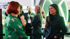 Xbox CEO'su Asha Sharma'nın BBC'ye konuşurken çekilmiş bir fotoğrafı
