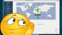 İşte yine başlıyoruz. Debian yükleyicisi.