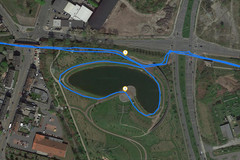 GPS test: Apple iPhone XS – Around a lake