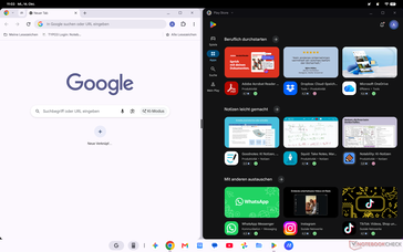Googlebook OS bölünmüş ekran