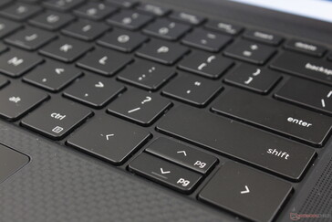 The left and right arrow keys are larger than on last year's model