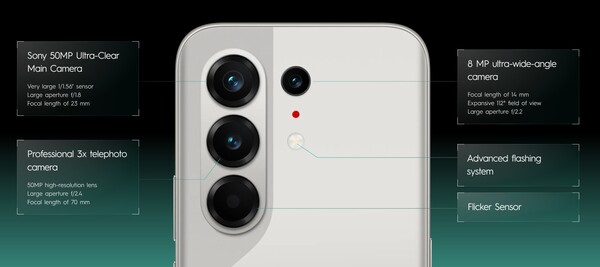 Tecno Camon 50 Pro 4G, onu profesyonel olmayan modelden ayırmak için bir telefoto kameraya sahiptir.