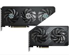 Gigabyte RTX 5060 Ti (solda) ve RTX 5060 (sağda).