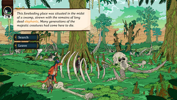 Curious Expedition 2'deki bir ortamı gösteren bir görüntü