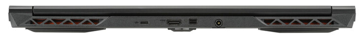 Arka kısım: USB 3.2 Gen 2 (USB-C), HDMI, Mini DisplayPort 1.4, güç bağlantı noktası