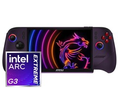 MSI Claw 8 EX AI+, Arc G3 Extreme tarafından desteklenen ilk el konsolları arasında yer alıyor.