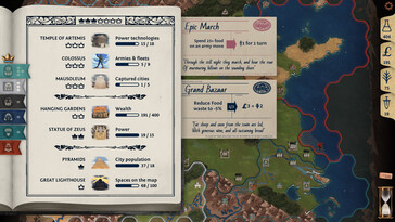 Resim: Ozymandias: Bronze Age Empire Sim oyunundan bir oyun içi ekran görüntüsü.