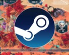 Steam logosu ve indirimde olan As Far As The Eye oyununu gösteren bir resim.