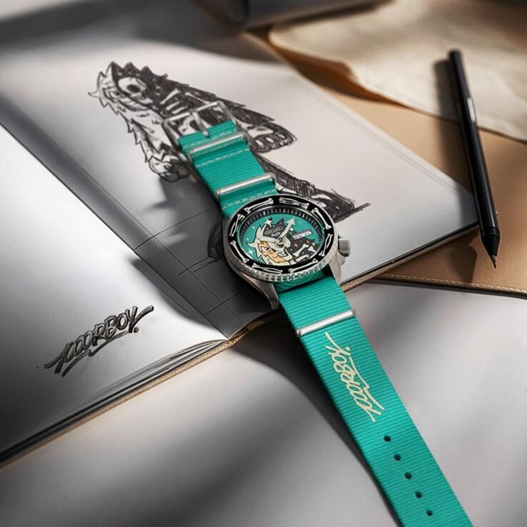 Seiko 5 Sports x Poorboy SRPM17K işbirliği saati. (Görsel kaynağı: Q-P Magazine aracılığıyla Seiko)