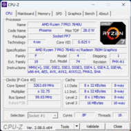 CPU-Z ana sayfası