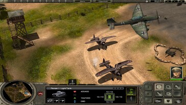 Resimde: Codename Panzers – Phase One oyunundan bir ekran görüntüsü.