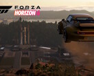 Forza-Porsche Hügelkuppel ins freie Tal üzerinden sıçradı