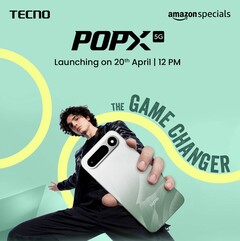Tecno Pop X 5G 20 Nisan'da Hindistan'da piyasaya sürülecek 