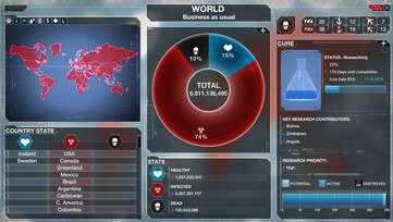Plague Inc: Evolved oynanış ekran görüntüsü